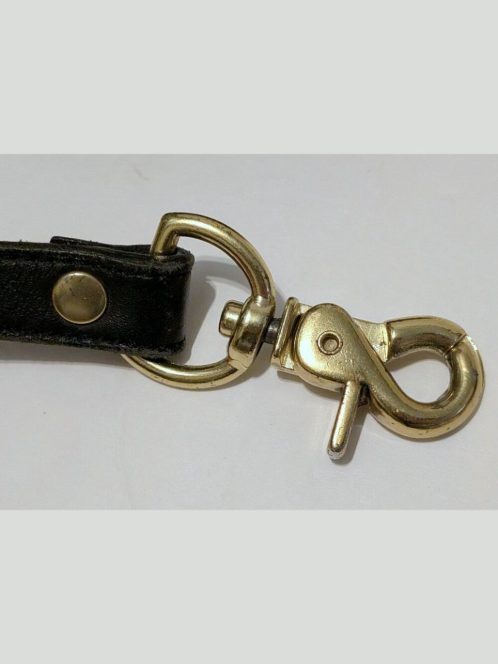 RARE Vintage Coach LEATHER Replacement Strap FOR STATION BAG 5130 BLACK - Picture 3 of 5